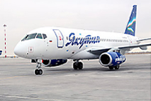 Авиакомпания «Якутия» взяла в лизинг два SSJ 100 на 2,56 млрд рублей