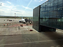 Аэропорт «Гагарин» принял первый тестовый рейс