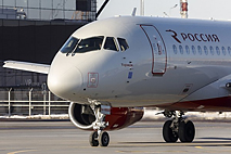 Новые самолеты SuperJet 100 авиакомпании «Россия» приступили к выполнению рейсов